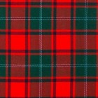 MacPhail Red Modern 16oz Tartan Fabric By The Metre